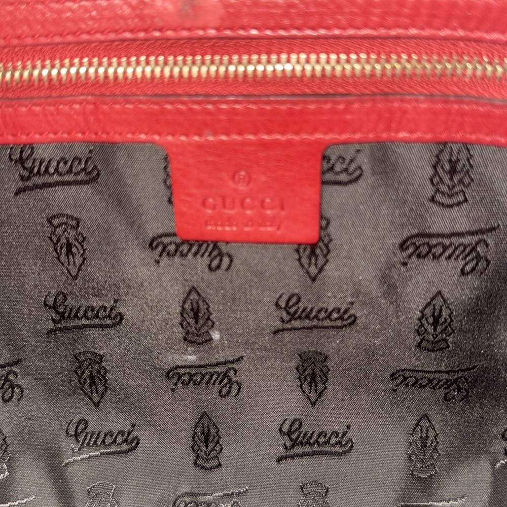 Authentic Gucci Red Python Bag - image 5